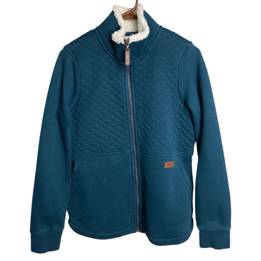 L.L. Bean green fleece jacket size XS